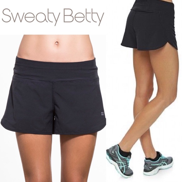 sweaty betty time trial run shorts